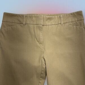 NY & COMPANY Women’s 10 Khaki Crop Ankle Pant